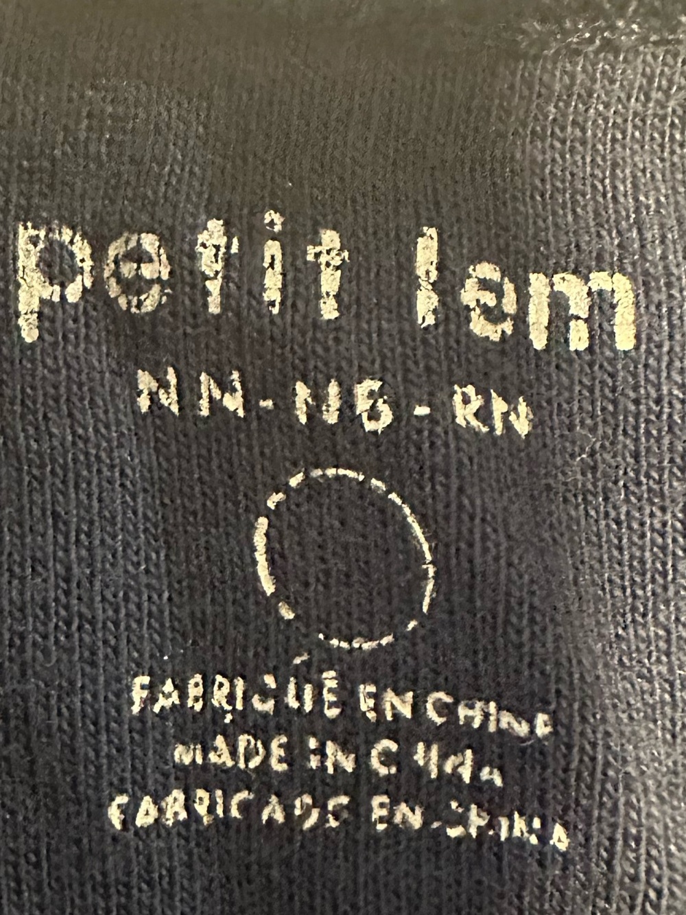 Petit Lem Navy "Wide Awake" Short-Sleeve One-Piece with Multi-Color Faces - Picture 3 of 3